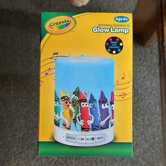 Crayola LED Speaker with Colorful Crayons - Picture 2 of 2